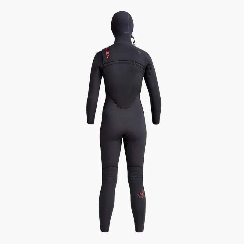 Xcel Womens Comp X 5.5/4.5 Hooded Wetsuit Black-1